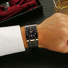 Load image into Gallery viewer, WWOOR Luxus Men Fashion Square Date Watch

