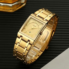 Load image into Gallery viewer, WWOOR Luxus Men Fashion Square Date Watch
