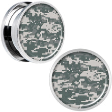 Load image into Gallery viewer, Digital Camo Print Steel Screw Fit Plug Set 18mm
