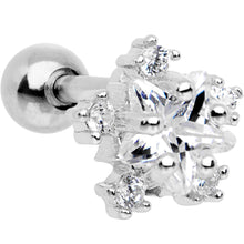 Load image into Gallery viewer, Clear CZ Gem Stardust Tragus Cartilage Earring
