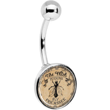 Load image into Gallery viewer, Witches Brew Fly Fricassee Halloween Belly Ring
