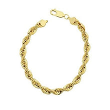 Load image into Gallery viewer, Yellow Gold Cuban, Mariner, Figaro, or Rope Bracelet Gold Filled High Polish Finish
