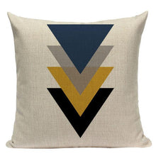 Load image into Gallery viewer, Yellow Pillow Covers Nordic Geometric Cushion Pillow Covers White Pillowcase Geometric Cushion Case Decoration Home Room Pillow Case
