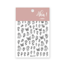 Load image into Gallery viewer, Yellow Smiles Sun Moon Clouds 3D Nail Stickers For Halloween Theme Slider Decals Nail Art Decorations Design  3D Self-Adhesive Nail Decorations Accessories Women Girls Manicure Decorations Nail Art Supplies Water Transfer Decals
