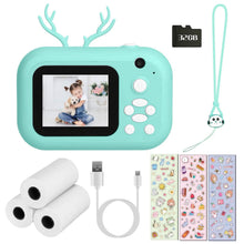 Load image into Gallery viewer, Zero Ink Selfie Camera 1080P HD Video Recorder with Dual Lens 3 Roll Print Papers
