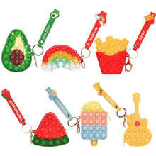 Load image into Gallery viewer, Zippered Pouch with Fidget Bubble Poppers and Bristles
