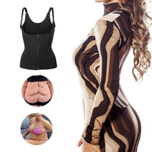 Load image into Gallery viewer, Zippered Waist Trainer Corset
