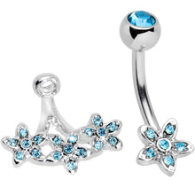 Load image into Gallery viewer, Field of Flowers Dangle Belly Ring
