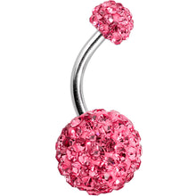Load image into Gallery viewer, Multi Color Gem Candy Cluster Belly Ring Set of 5
