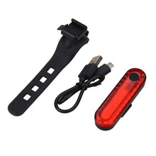 Load image into Gallery viewer, Zoomable LED Bicycle Light Bike Front Lamp Headlight With USB Rechargeable Built-In Battery Bike Light Set USB Rechargeable Powerful LED Bicycle Headlight And Tail Light Combo
