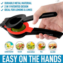 Load image into Gallery viewer, Zulay Metal 2-in-1 Lemon Lime Squeezer
